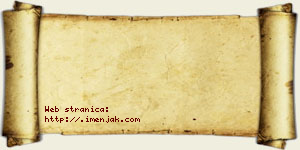 Joakim Debeljak vizit kartica